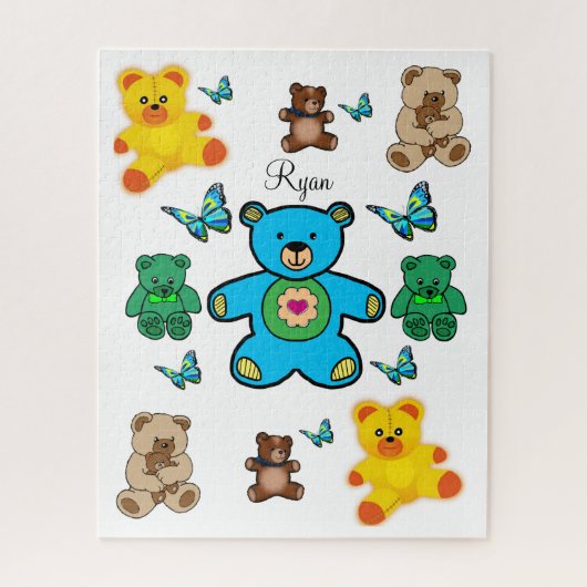 Puzzles papillon Nounours (Vertical)