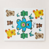 Puzzles papillon Nounours (Horizontal)