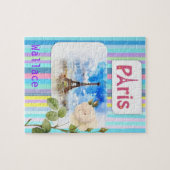 Puzzles Paris France Floral (Horizontal)