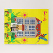 Puzzles Park House Chien Floral (Horizontal)