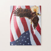 Puzzles Patriotiques De L'Aigle Américain Pour Adu (Vertical)