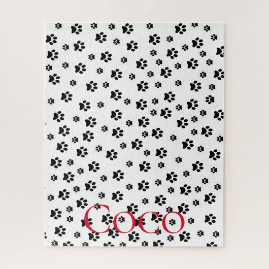 Puzzles pattes de chien de chat (Vertical)