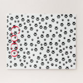 Puzzles pattes de chien de chat (Horizontal)