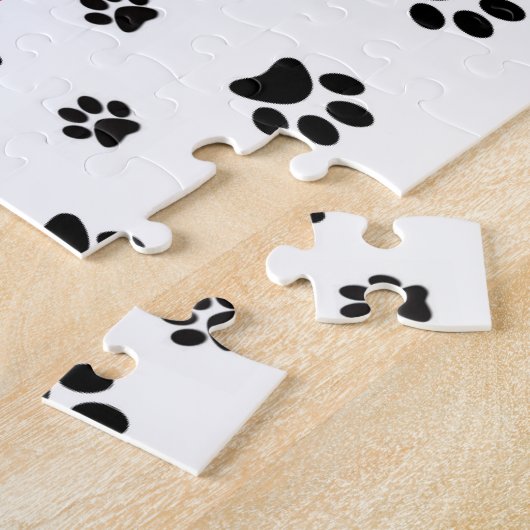 Puzzles pattes de chien de chat (Côté)