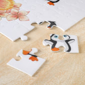 Puzzles Pingouin Floral (Côté)