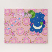 Puzzles Pink Fairy Donuts Coeurs Floral (Horizontal)