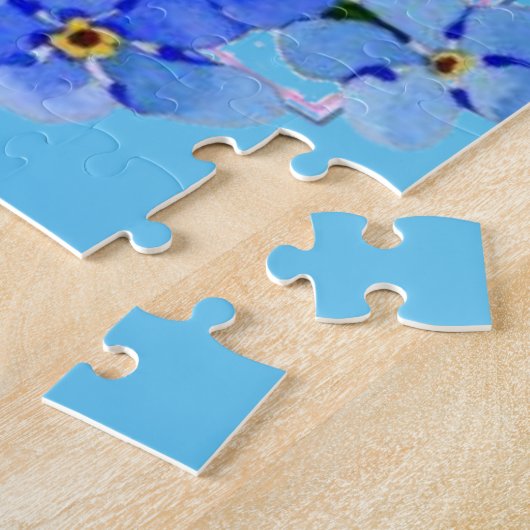 Puzzles Pink Floral Monogramme (Côté)