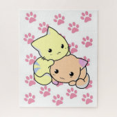 Puzzles Pink Paws (Vertical)