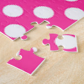 Puzzles Pink Polka point, Paris France (Côté)