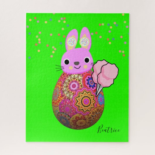 Puzzles Pink Rabbit Mandala Legpuzzel (Verticaal)