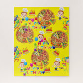Puzzles Pizza Joyeux anniversaire (Vertical)