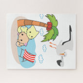 Puzzles Plage Chats Kittens Mouettes (Horizontal)