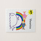 Puzzles Poisson de baleine Rainbow Sun (Horizontal)