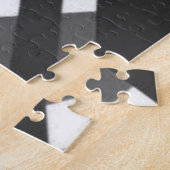 Puzzles Poulet Noir Blanc Plaid (Côté)