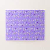 Puzzles Purple Unicorn Joyeux anniversaire (Horizontal)