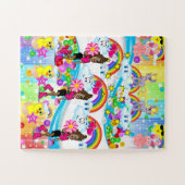Puzzles Rainbows African Girl (Horizontal)