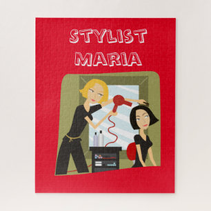 Puzzles Red Beauty Salon Styliste