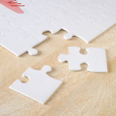 Puzzles Red Hearts Happy Valentine's Day Dog (Côté)