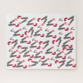 Puzzles Red Lipstick Makeup Legpuzzel (Horizontaal)