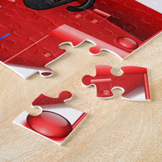 Puzzles Red Rose Floral Dice (Côté)