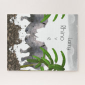 Puzzles Rhinoceros Love (Horizontal)