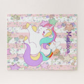 Puzzles rose et blanc Bande Unicorne Angel (Horizontal)