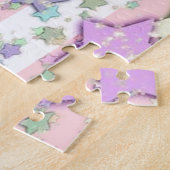 Puzzles rose et blanc Bande Unicorne Angel (Côté)