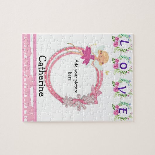 Puzzles Rose Fairy Love Floral (Horizontal)