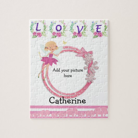 Puzzles Rose Fairy Love Floral (Vertical)