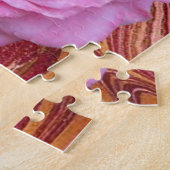 Puzzles Rose Rose Floral Chevaux (Côté)