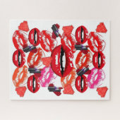 Puzzles Rouge Lipstick Lipstick Lips (Horizontal)