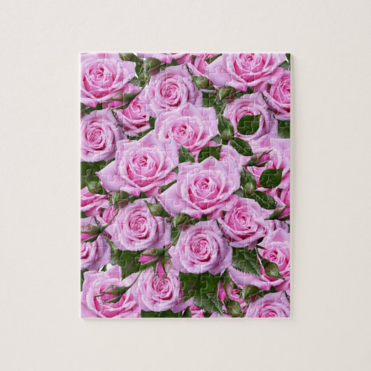 Puzzles roze rozen Floral Legpuzzel (Verticaal)