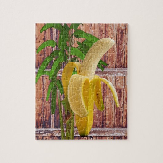Puzzles Rustic Wood Banana Legpuzzel (Verticaal)