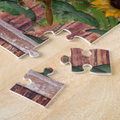 Puzzles Rustic Wood Bumblebeien Legpuzzel (Zijkant)