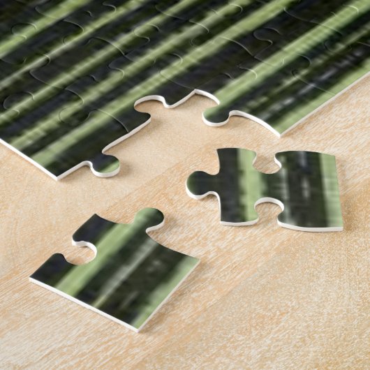 Puzzles serpent vert (Côté)