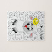 Puzzles Sheep Clouds Sun Legpuzzel (Horizontaal)