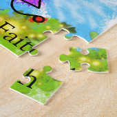 Puzzles Soleil Floral Petite fille Ballons rose (Côté)