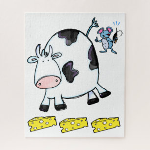 Puzzles Souris Vache Fromage 