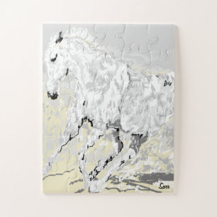 Puzzles / Stallion blanc