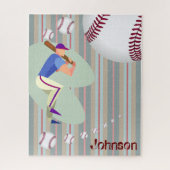 Puzzles Stripe Baseball (Vertical)