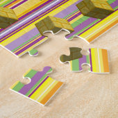 Puzzles Stripes Banane singe (Côté)