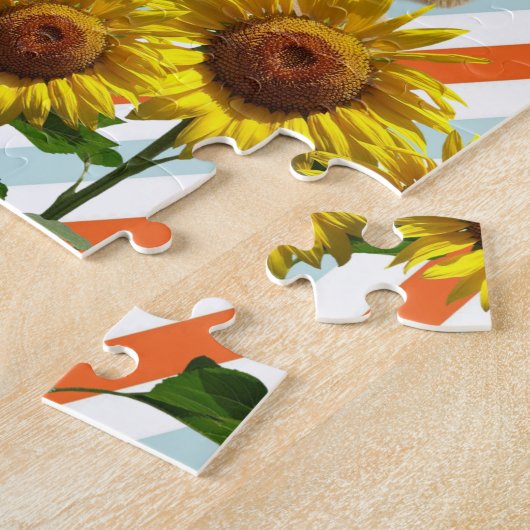 Puzzles Teddy Bear tournesol (Côté)