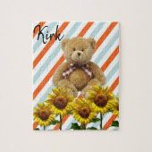 Puzzles Teddy Bear tournesol (Vertical)
