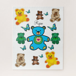 Puzzles Teddy Bears Butterfly Legpuzzel