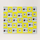 Puzzles Toilet Paper Yellow Legpuzzel (Horizontaal)