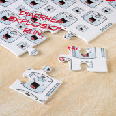 Puzzles Toilette Papier Diarrhea Explosion Run (Côté)