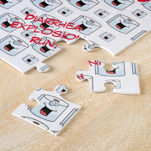 Puzzles Toilette Papier Diarrhea Explosion Run (Côté)