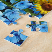 Puzzles Tournesol Fée Bleu Floral (Côté)