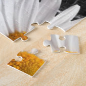 Puzzles Vache Floral Marbre Noir (Côté)