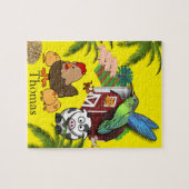 Puzzles Vache Poulets Oiseau Kitten Chien (Horizontal)